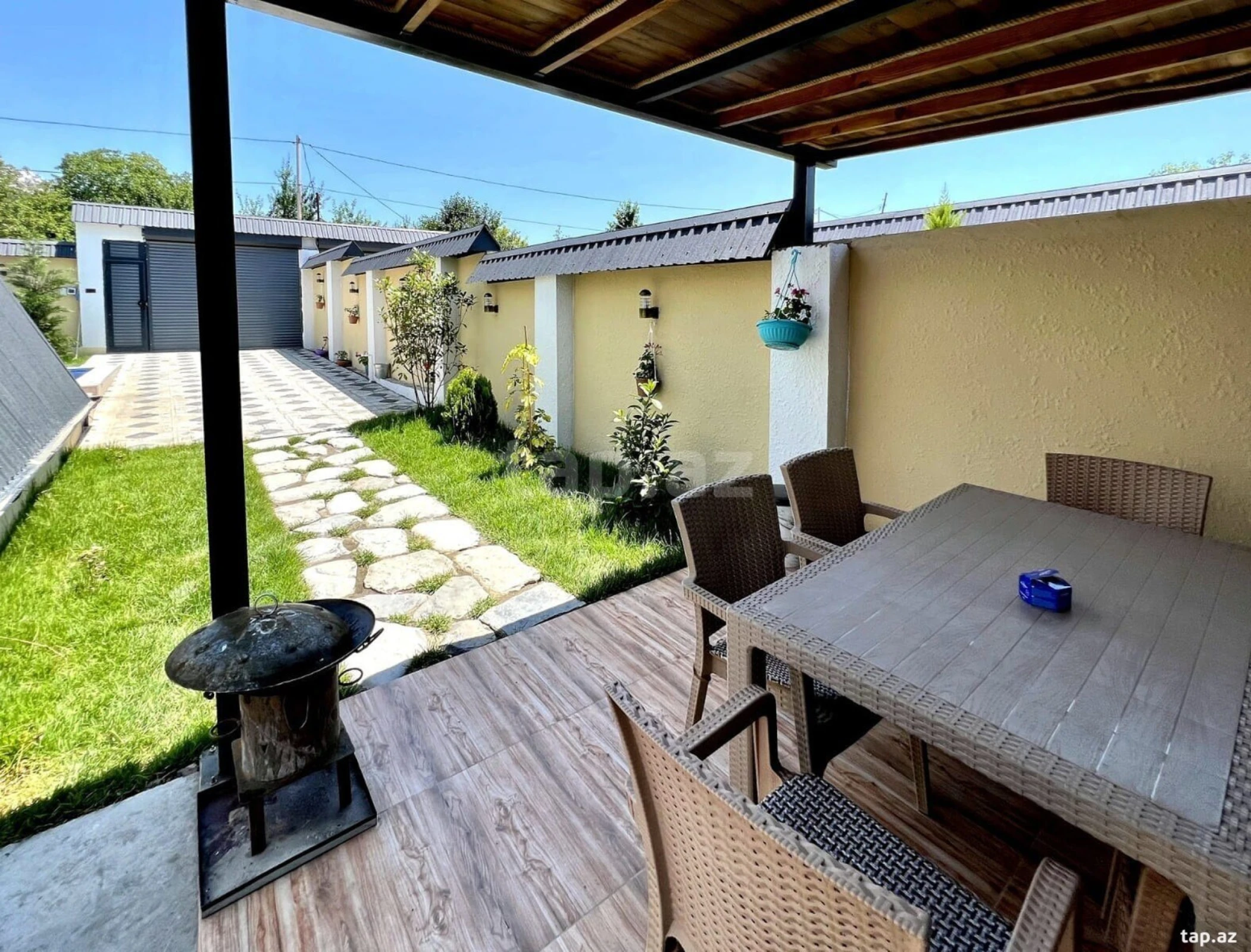 Kirayə verilir 3 otaqlı həyət evi