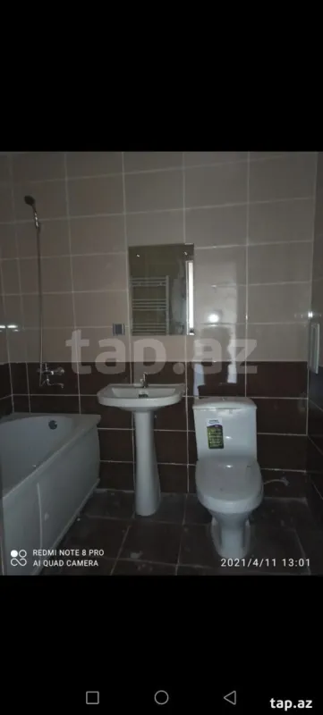 Kirayə verilir 1 otaqlı yeni tikili 30 m²