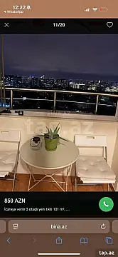 Kirayə verilir 3 otaqlı yeni tikili 150 m²