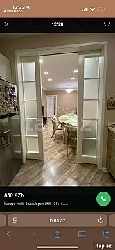 Kirayə verilir 3 otaqlı yeni tikili 150 m²