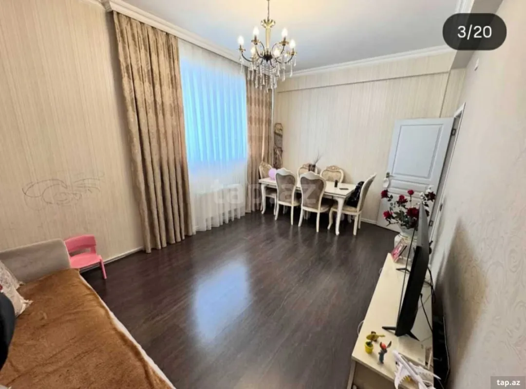 Satılır 2 otaqlı yeni tikili 60 m²