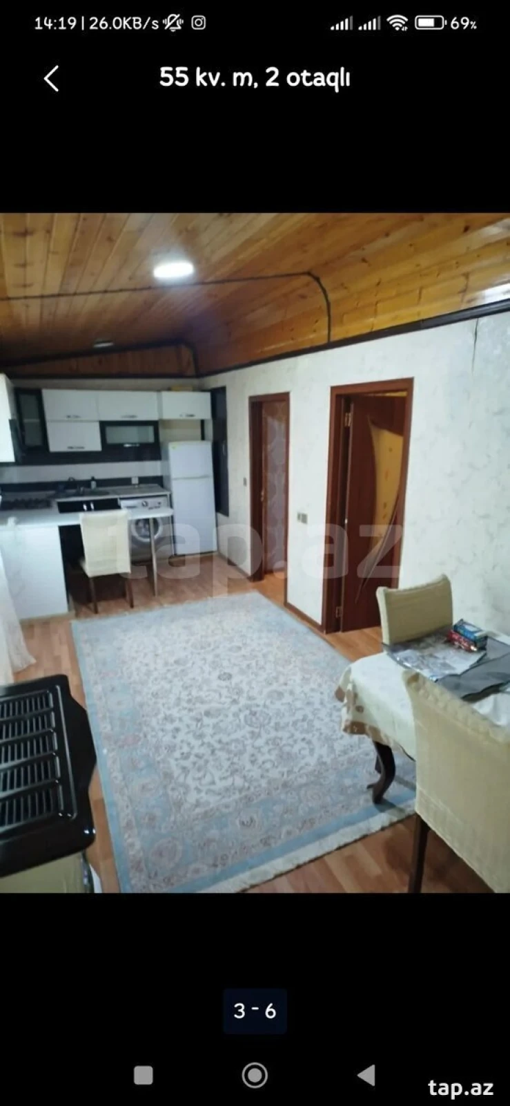 Kirayə verilir 2 otaqlı yeni tikili 100 m²