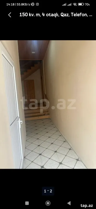 Kirayə verilir 2 otaqlı yeni tikili 100 m²