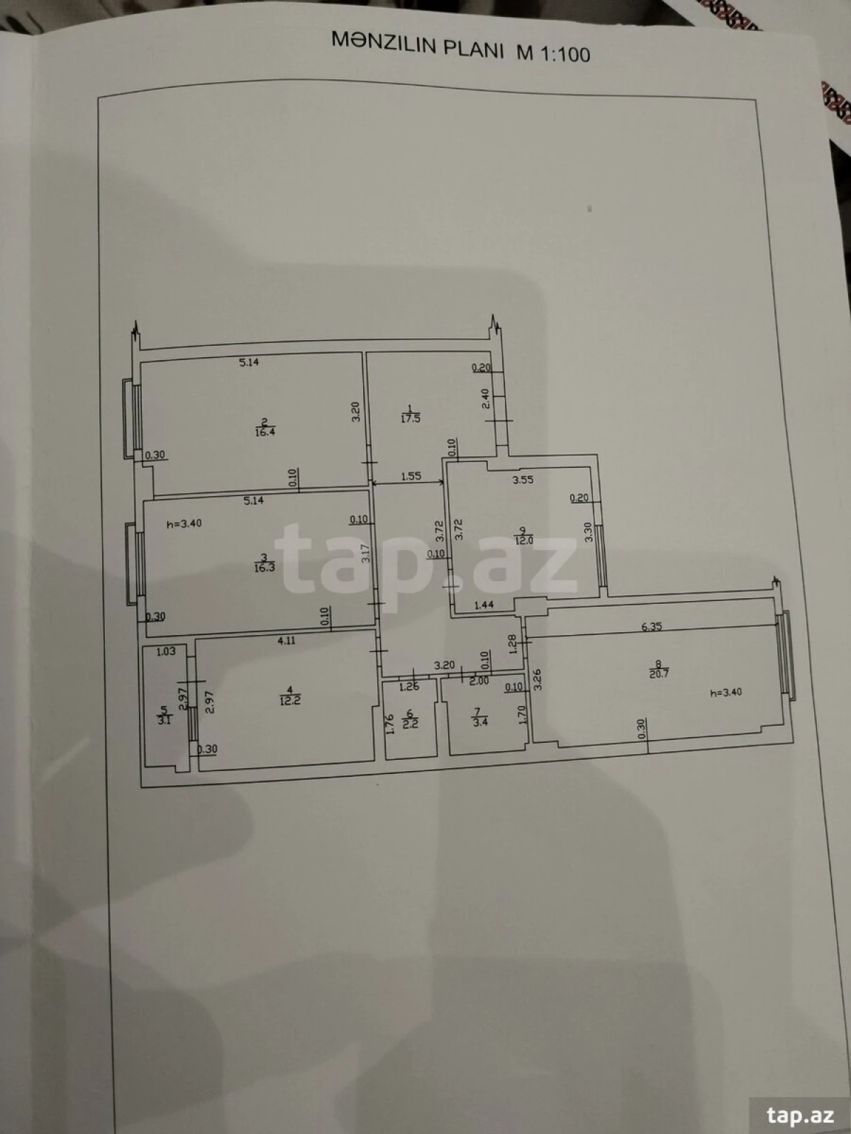 Satılır 4 otaqlı yeni tikili 105 m²