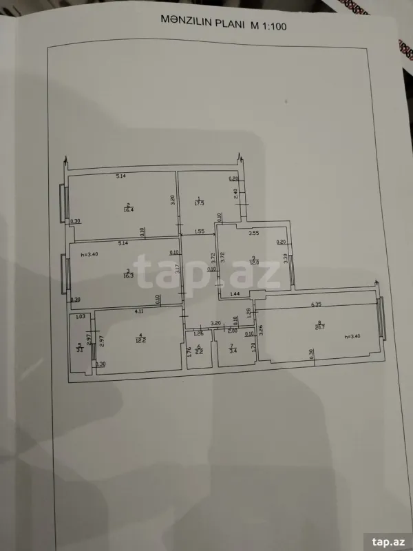 Satılır 4 otaqlı yeni tikili 105 m²