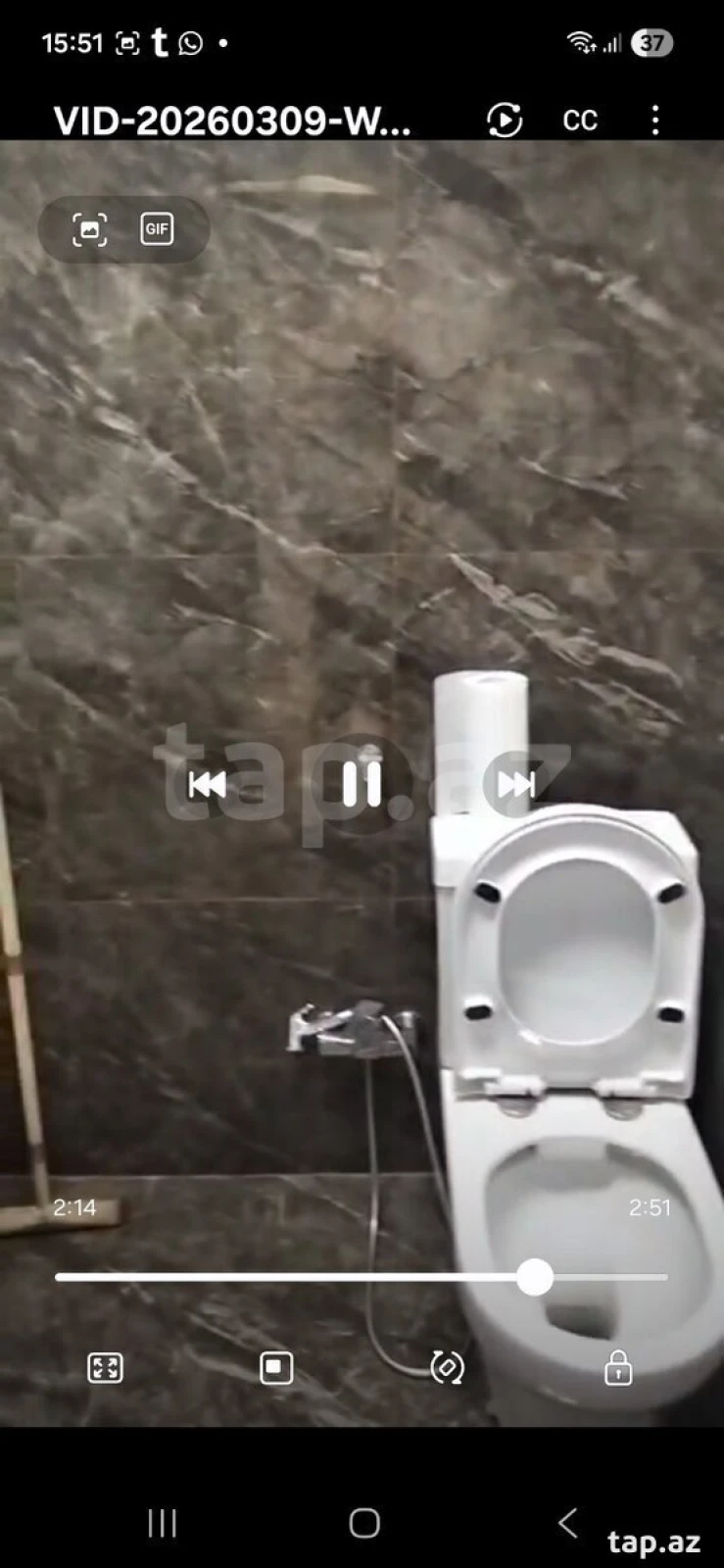 Kirayə verilir 2 otaqlı yeni tikili 60 m²