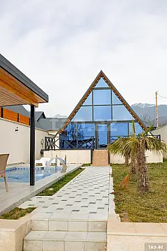 Kirayə verilir 4 otaqlı həyət evi — Qəbələ 4 otaq