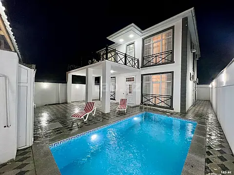 Kirayə verilir 7 otaqlı həyət evi — Qəbələ 7 otaq