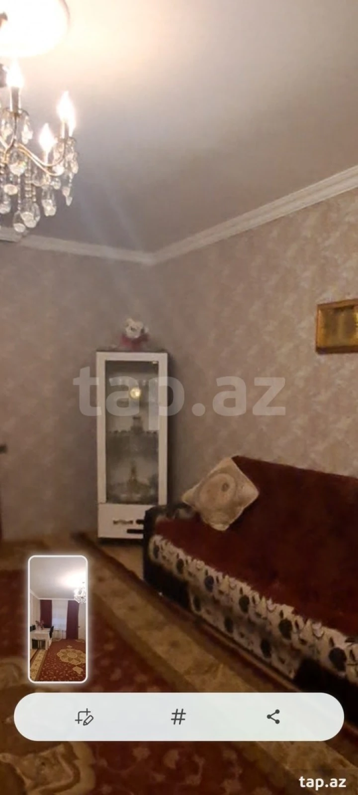 Satılır 4 otaqlı mənzil 90 m²