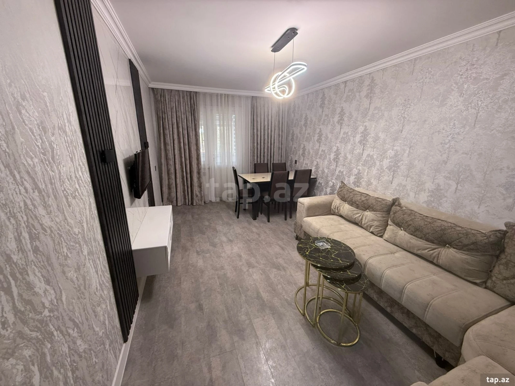 Kirayə verilir 3 otaqlı mənzil 76 m²