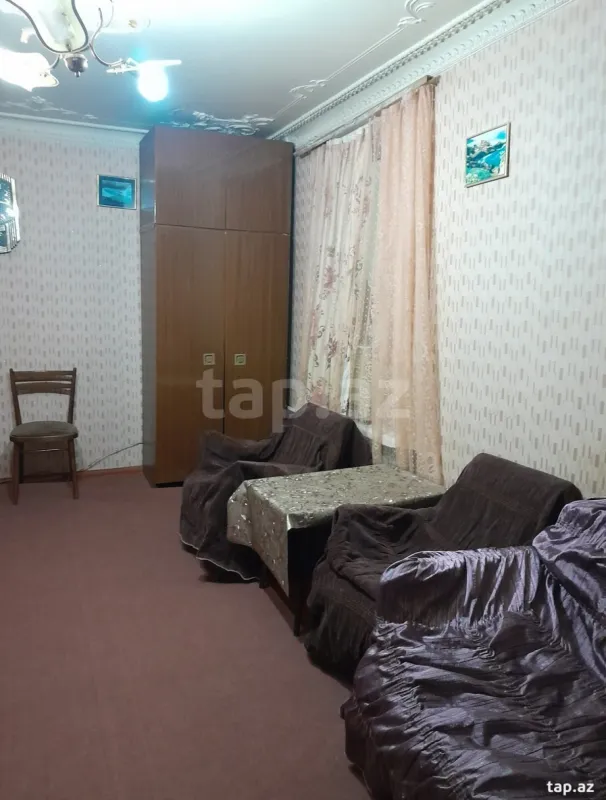 Kirayə verilir 1 otaqlı mənzil 35 m²
