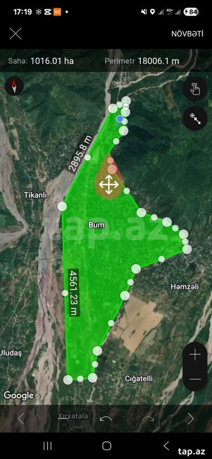 Satılır torpaq sahəsi