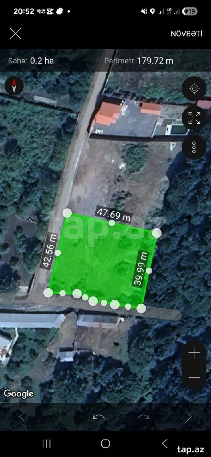 Satılır torpaq sahəsi