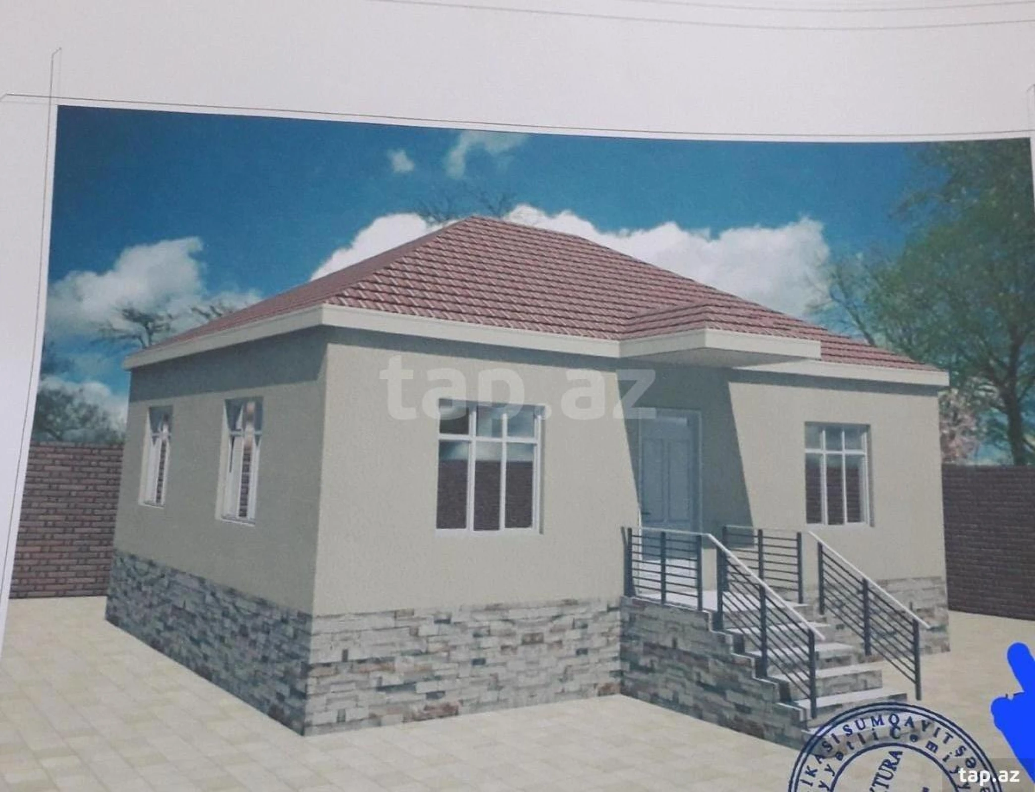 Satılır 3 otaqlı həyət evi 200 m²