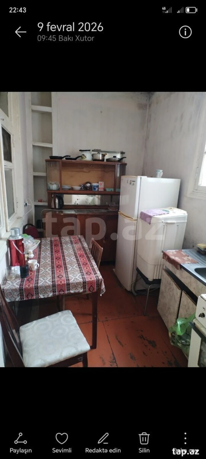 Kirayə verilir 2 otaqlı mənzil 72 m²