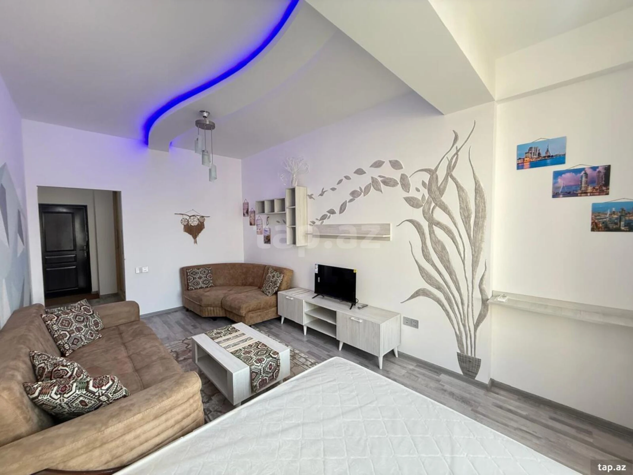 Kirayə verilir 1 otaqlı yeni tikili 60 m²