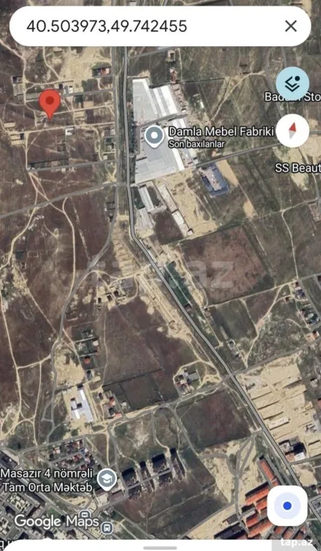 Satılır torpaq sahəsi