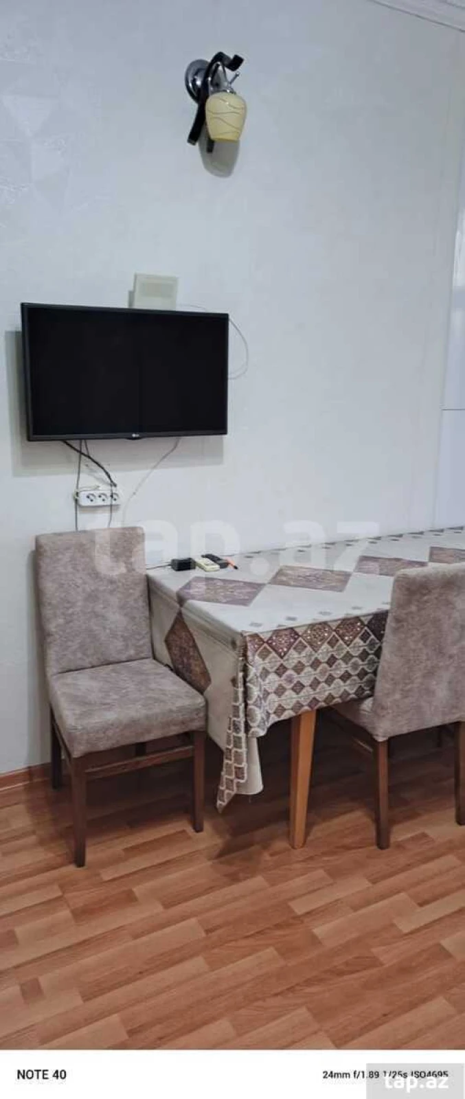 Kirayə verilir 1 otaqlı yeni tikili 60 m²