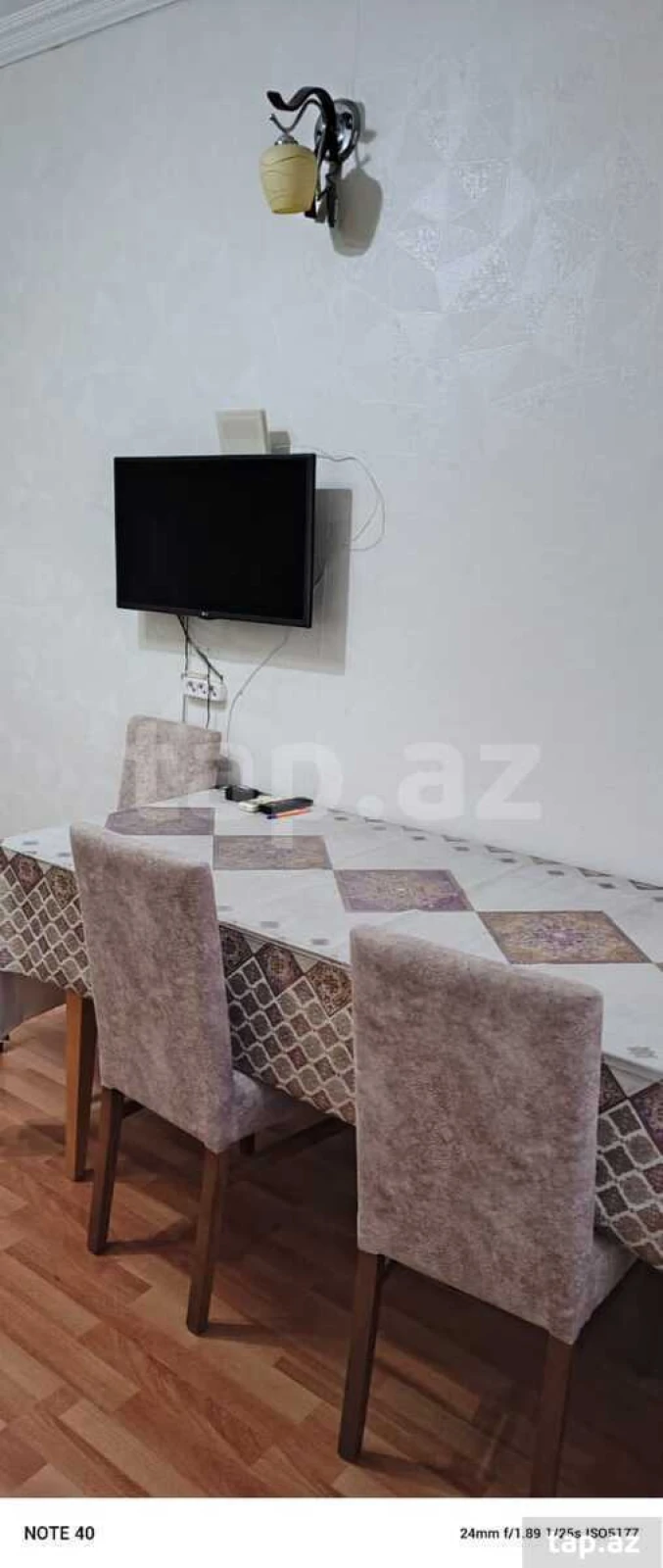 Kirayə verilir 1 otaqlı yeni tikili 60 m²