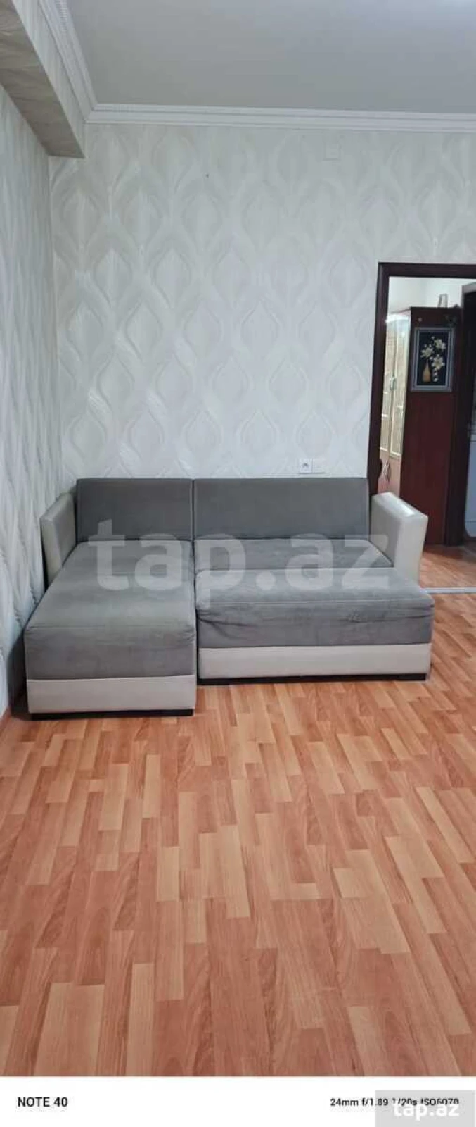 Kirayə verilir 1 otaqlı yeni tikili 60 m²