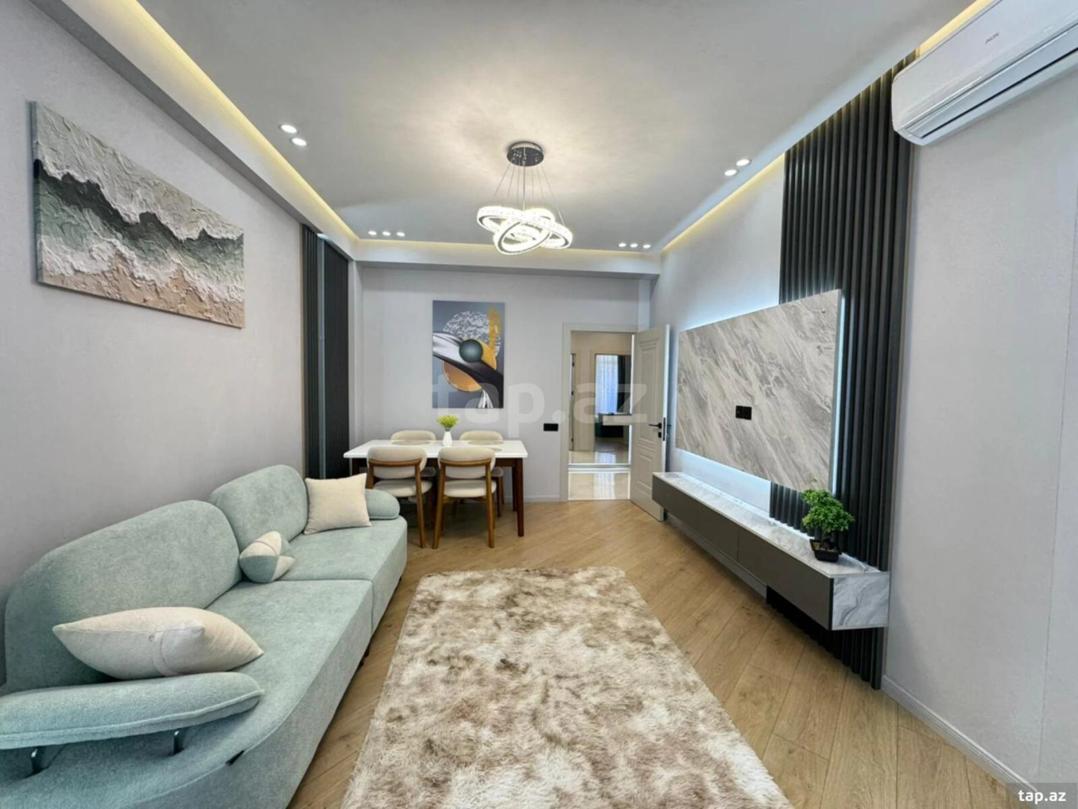 Satılır 2 otaqlı yeni tikili 55 m²