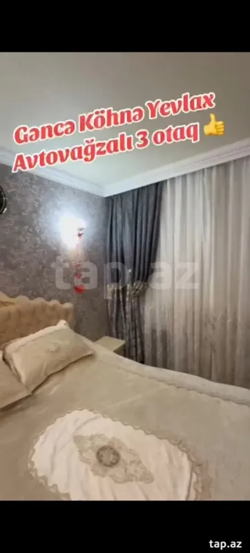 Satılır 3 otaqlı mənzil 60 m²