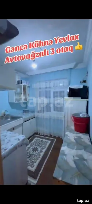 Satılır 3 otaqlı mənzil 60 m²