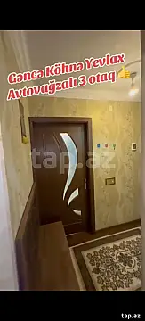 Satılır 3 otaqlı mənzil 60 m²