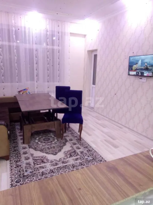 Kirayə verilir 2 otaqlı yeni tikili 60 m²