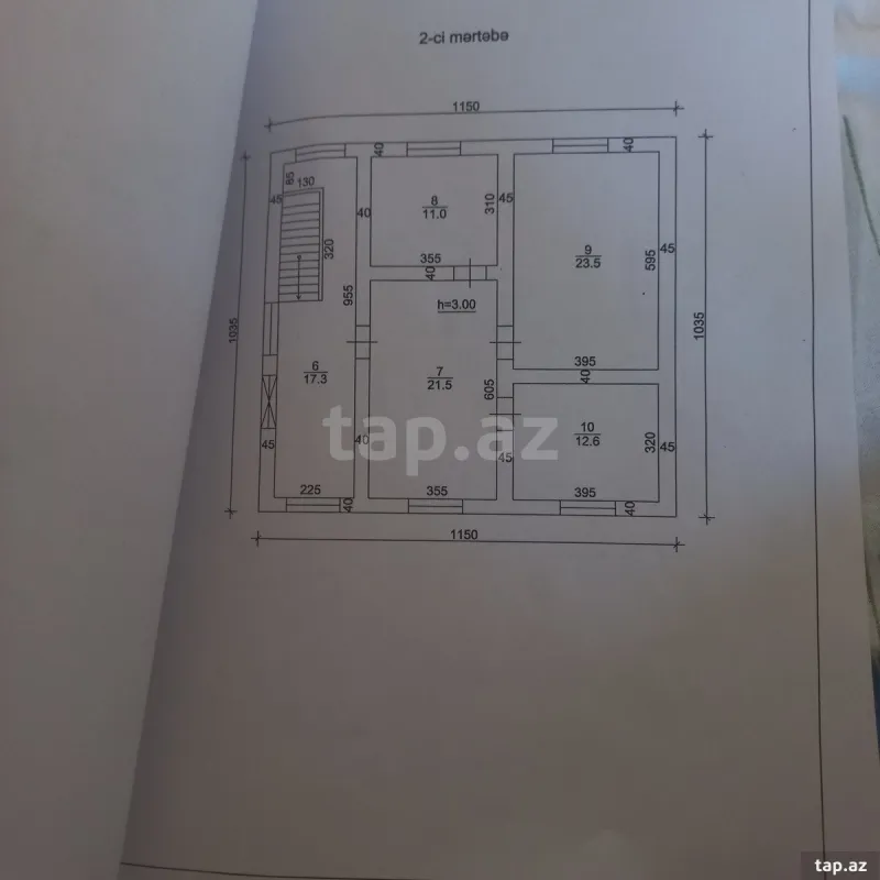 Satılır 5 otaqlı həyət evi