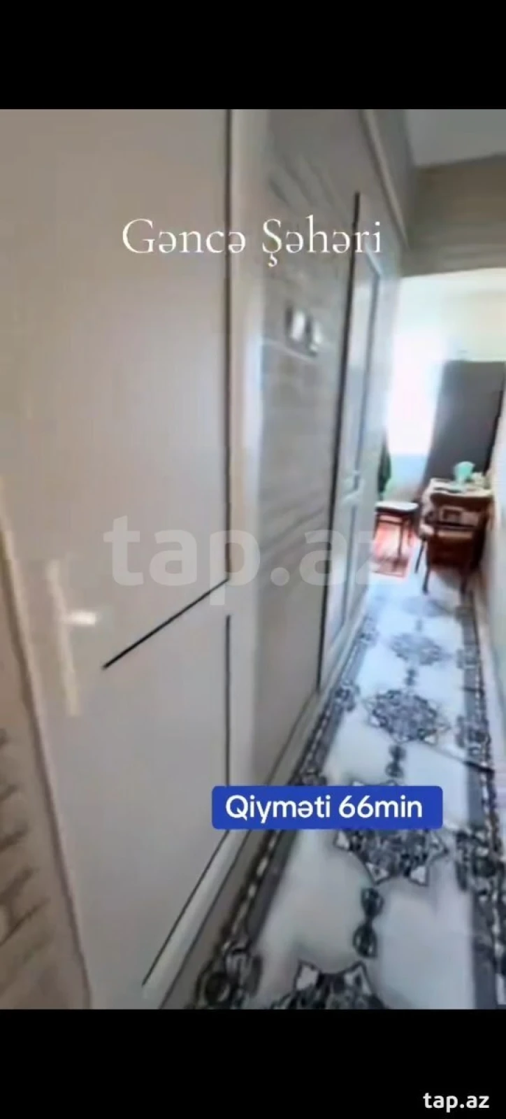 Satılır 3 otaqlı mənzil 62 m²