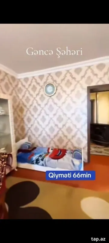 Satılır 3 otaqlı mənzil 62 m²