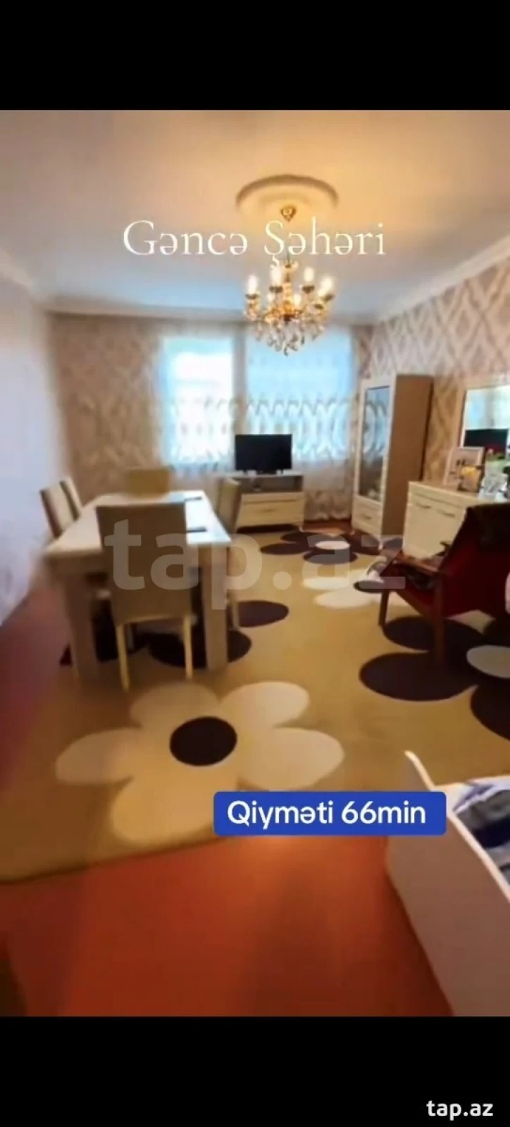 Satılır 3 otaqlı mənzil 62 m²