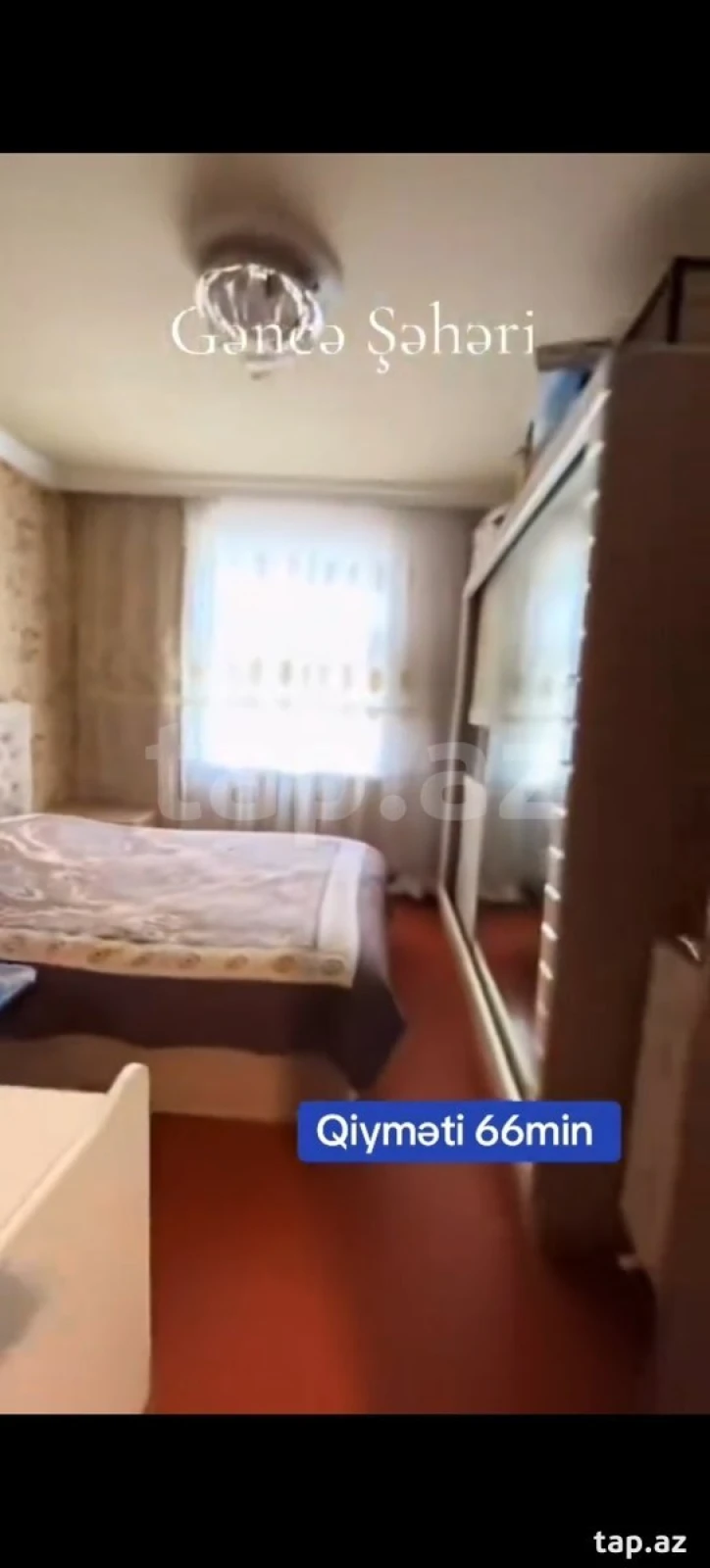 Satılır 3 otaqlı mənzil 62 m²
