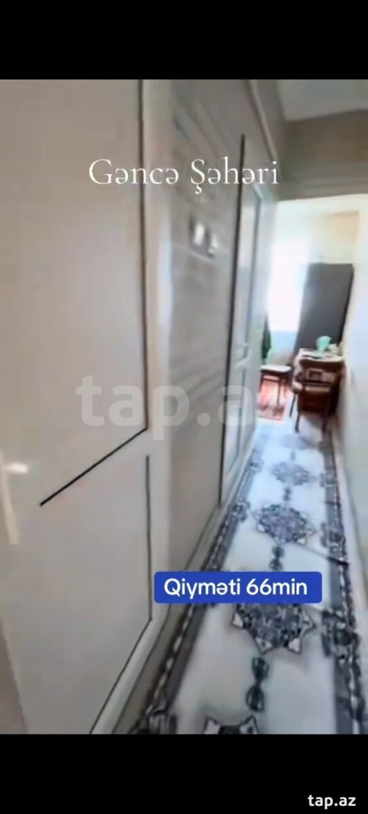 Satılır 3 otaqlı mənzil 62 m²