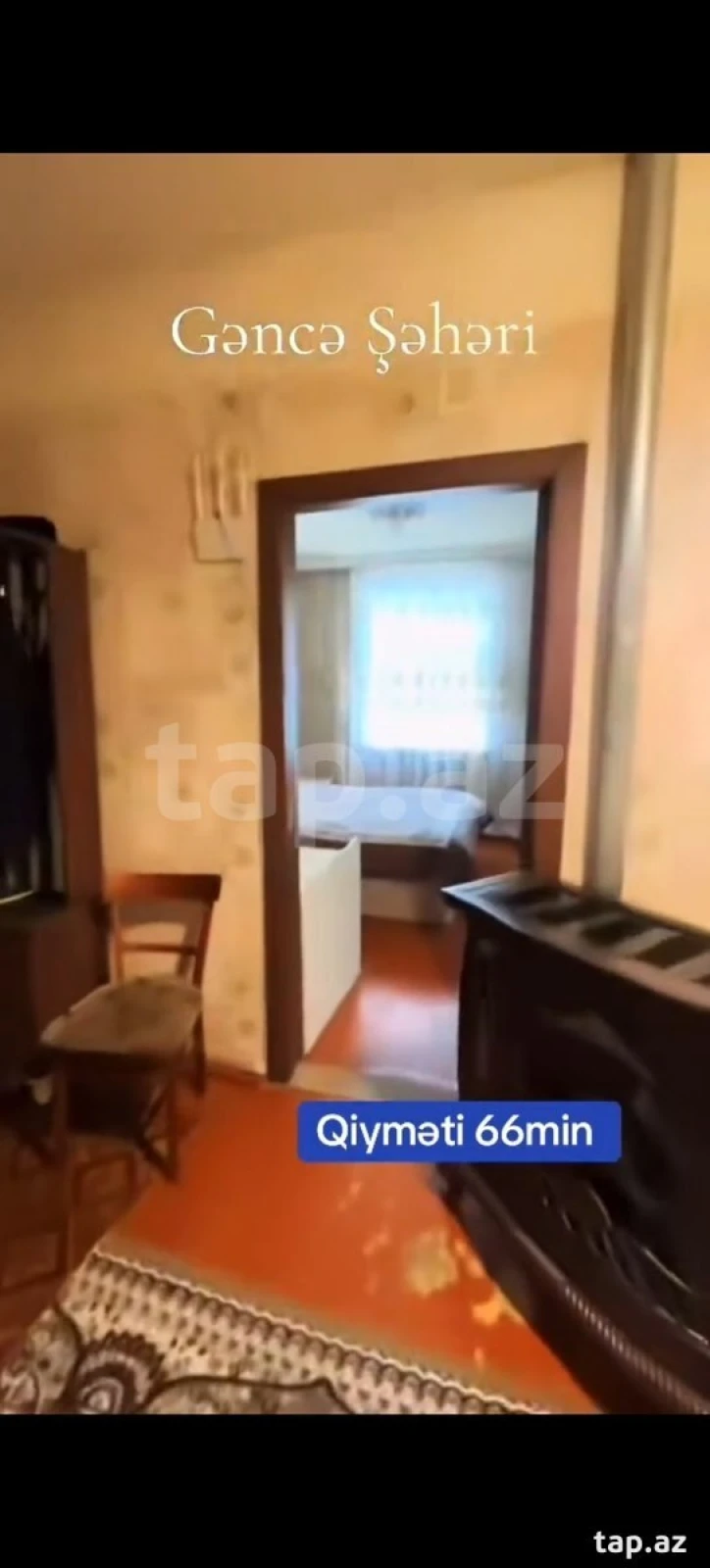 Satılır 3 otaqlı mənzil 62 m²