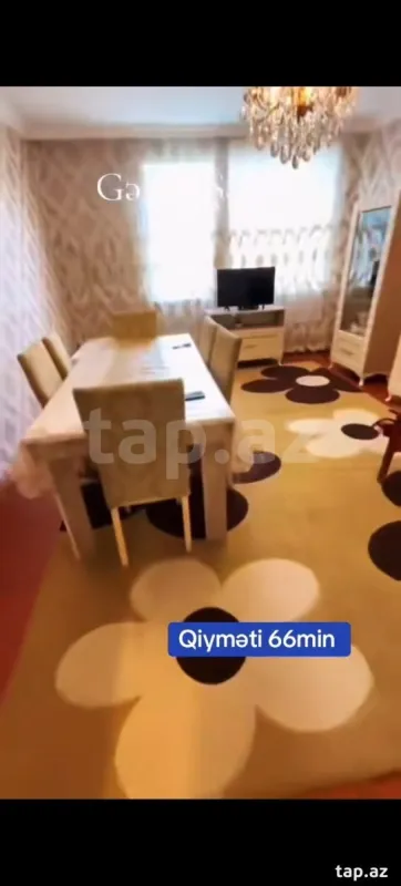 Satılır 3 otaqlı mənzil 62 m²