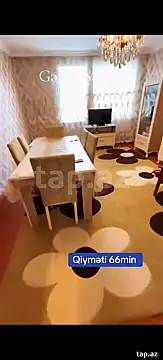 Satılır 3 otaqlı mənzil 62 m²