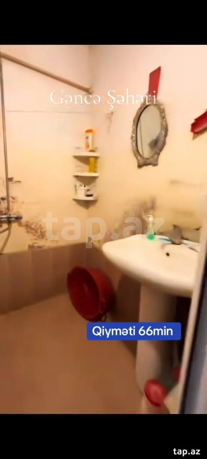 Satılır 3 otaqlı mənzil 62 m²