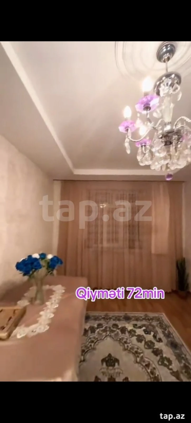 Satılır 4 otaqlı mənzil 65 m²