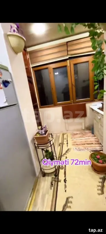 Satılır 4 otaqlı mənzil 65 m²
