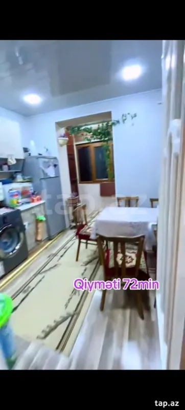 Satılır 4 otaqlı mənzil 65 m²