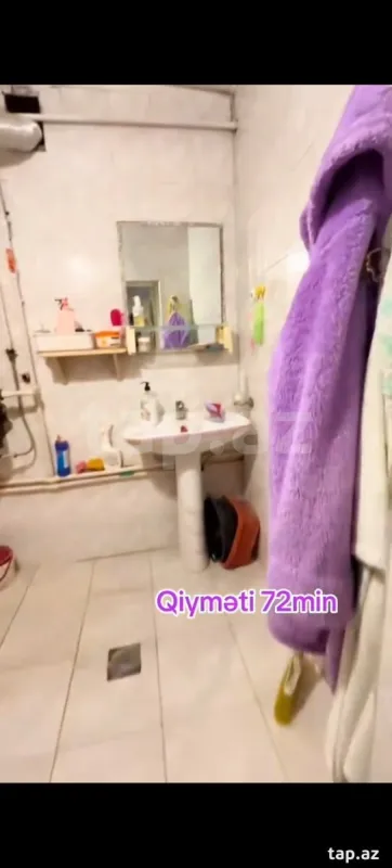 Satılır 4 otaqlı mənzil 65 m²