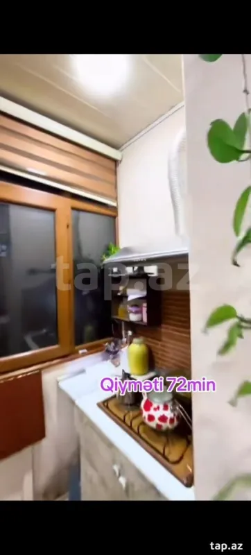 Satılır 4 otaqlı mənzil 65 m²