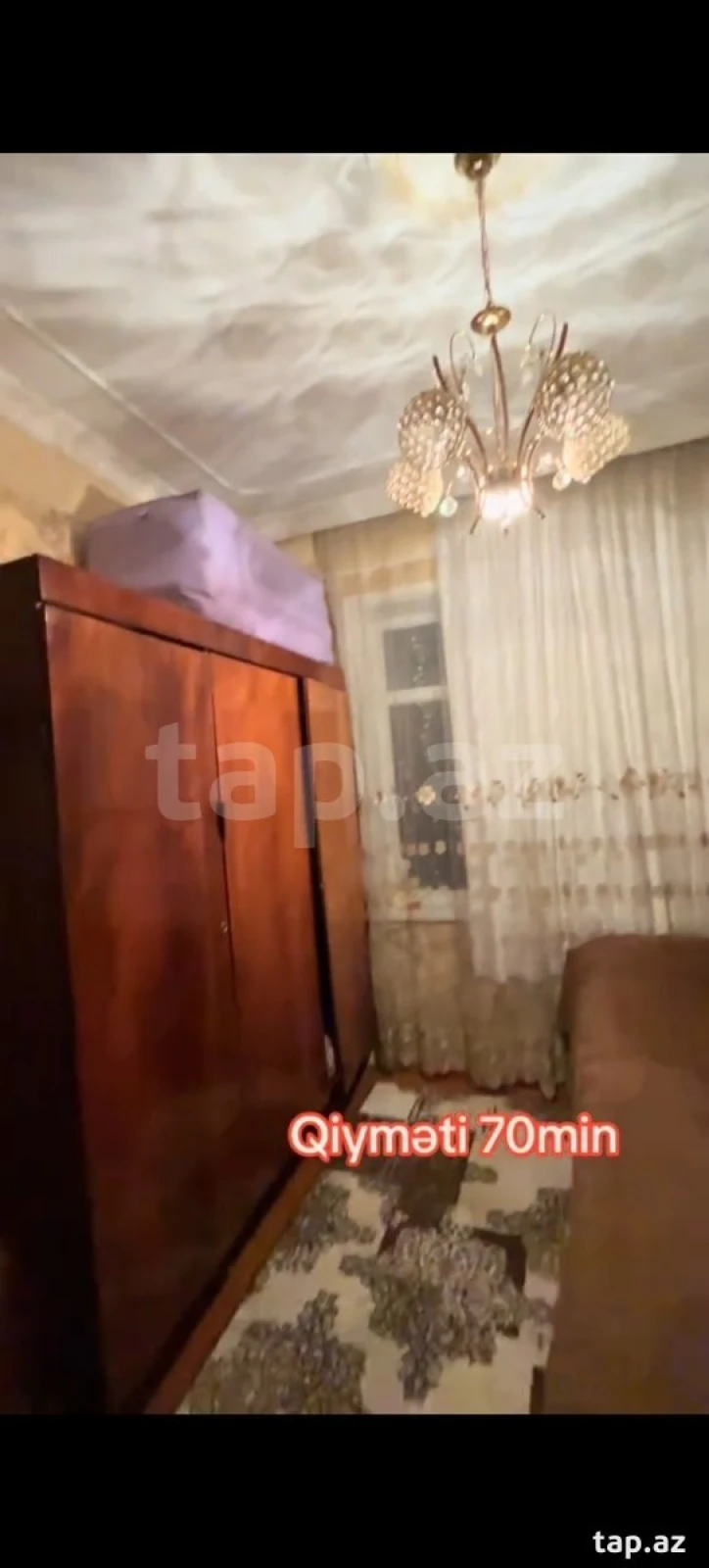 Satılır 3 otaqlı mənzil 60 m²