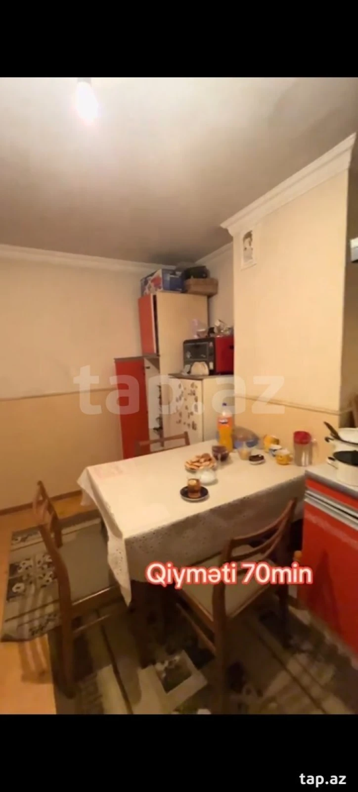 Satılır 3 otaqlı mənzil 60 m²
