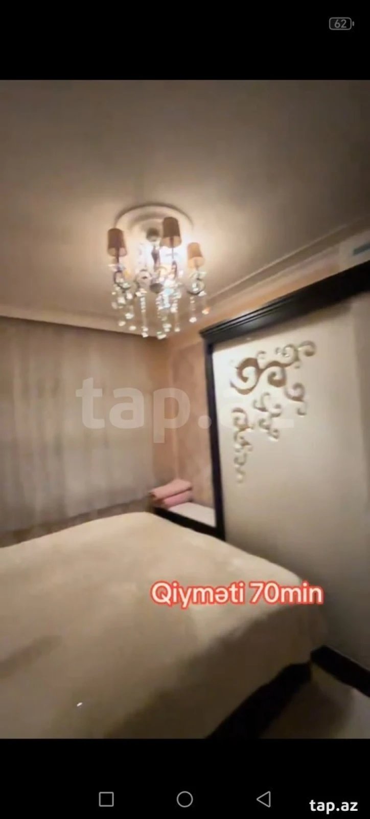 Satılır 3 otaqlı mənzil 60 m²