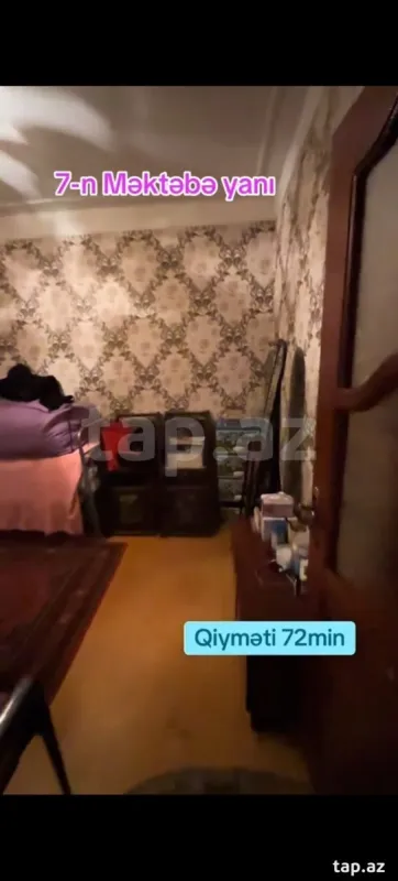 Satılır 3 otaqlı mənzil 64 m²