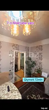 Satılır 3 otaqlı mənzil 64 m²