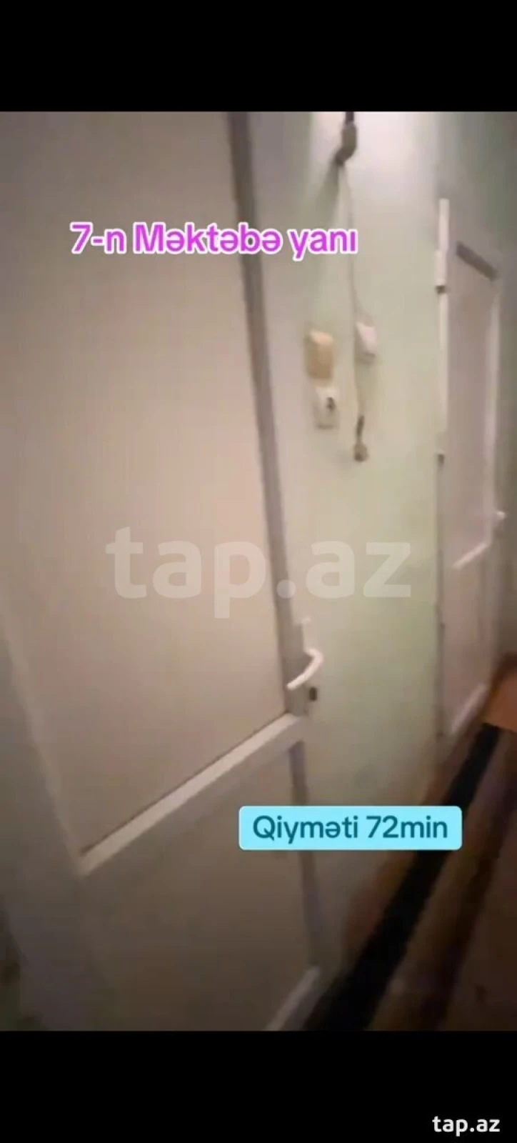Satılır 3 otaqlı mənzil 64 m²